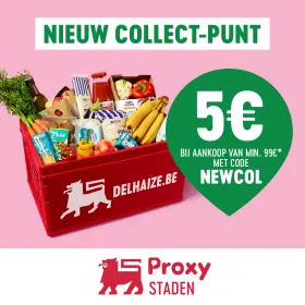 Collect bij Delhaize Staden